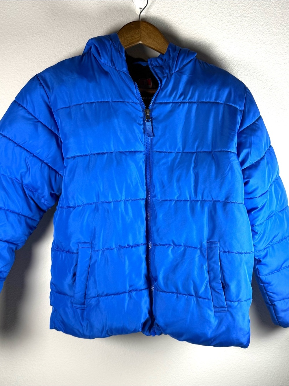 Swiss Tech Royal Blue Puffer Coat